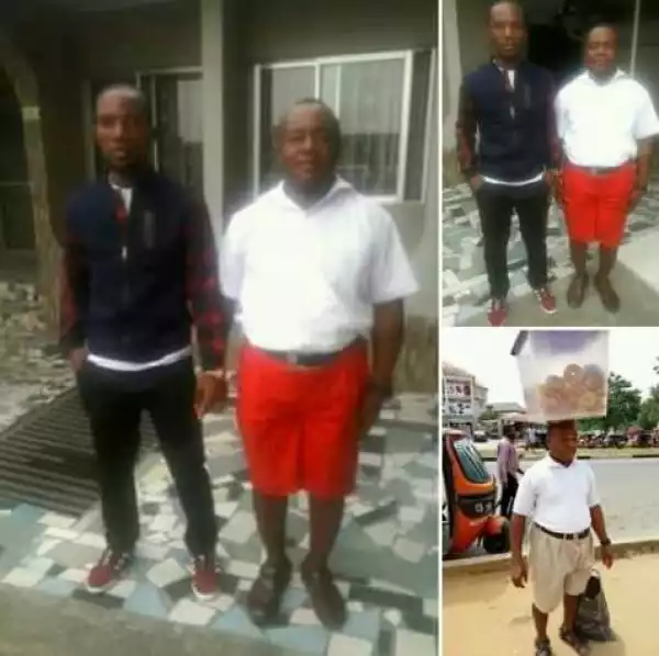 Good Heart!!! Young Lawyer Helps Akwa Ibom Man Who Sells Doughnut On The Streets… Raises Money For Him